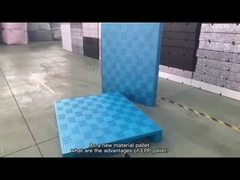 PPE-Schaum-sondern Zweiwegeintritts-Kühlraum-Kunststoffpaletten gegenübergestellt aus