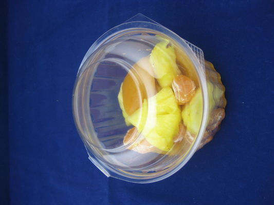 Nahrungsmittelgrad Plastik-HAUSTIER biologisch abbaubare Maschinenhälften-Nahrungsmittelbehälter 8oz 12oz 16oz