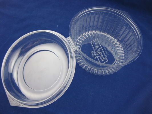 Nahrungsmittelgrad Plastik-HAUSTIER biologisch abbaubare Maschinenhälften-Nahrungsmittelbehälter 8oz 12oz 16oz