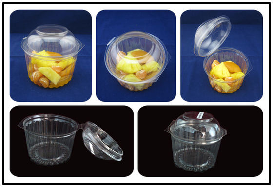 Nahrungsmittelgrad Plastik-HAUSTIER biologisch abbaubare Maschinenhälften-Nahrungsmittelbehälter 8oz 12oz 16oz