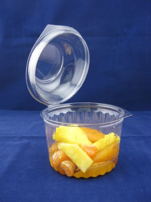 Nahrungsmittelgrad Plastik-HAUSTIER biologisch abbaubare Maschinenhälften-Nahrungsmittelbehälter 8oz 12oz 16oz